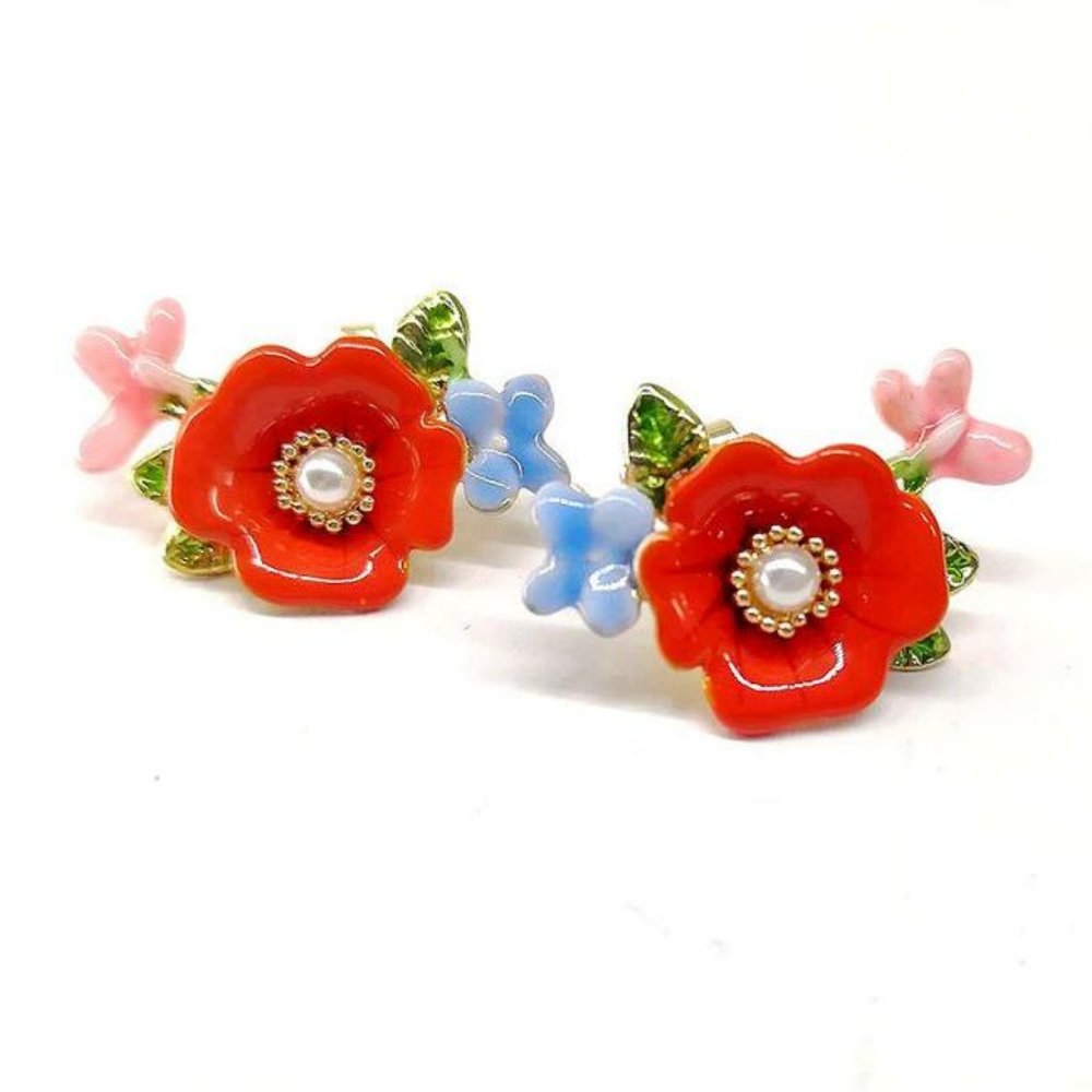 Les Nereides Primrose Violeta Stud Earrings